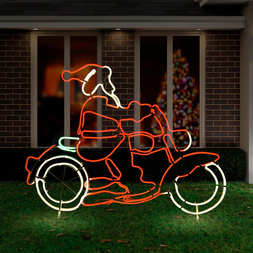 Santa on Bike