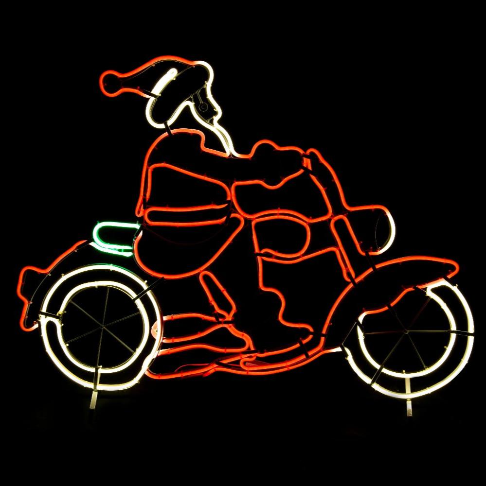 Santa on Bike