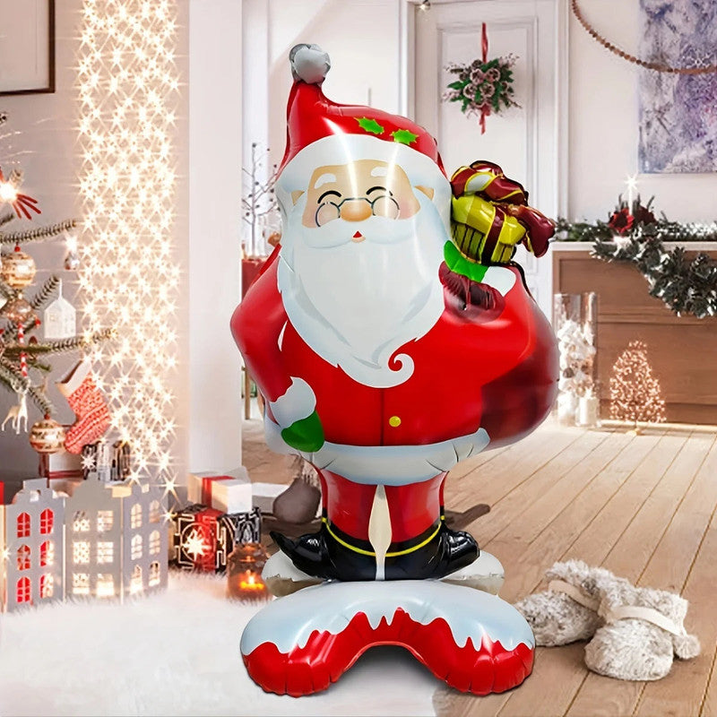 Extra Large Standing Santa Claus Foil Balloon