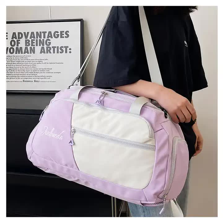 Purple travel bag