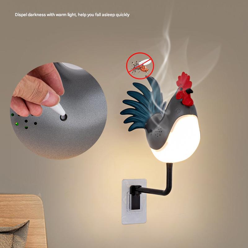 Rooster Wall Lamp with Sound - Details