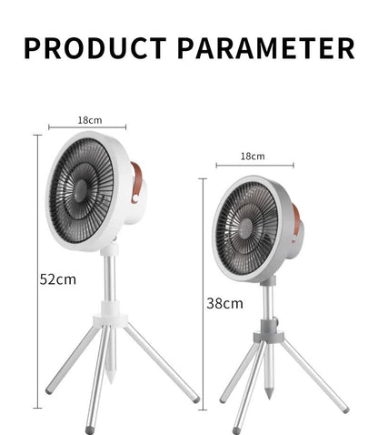 Dimensions of the fan