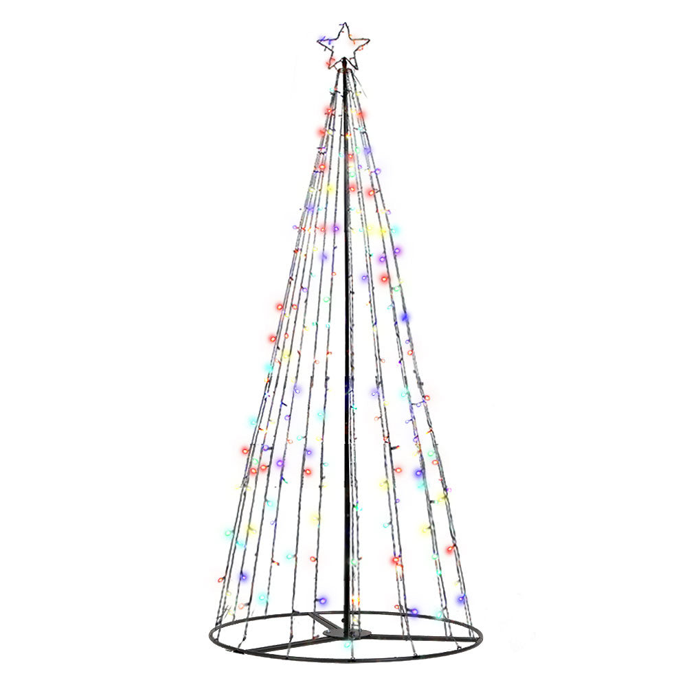 Solar Christmas Tree - White color