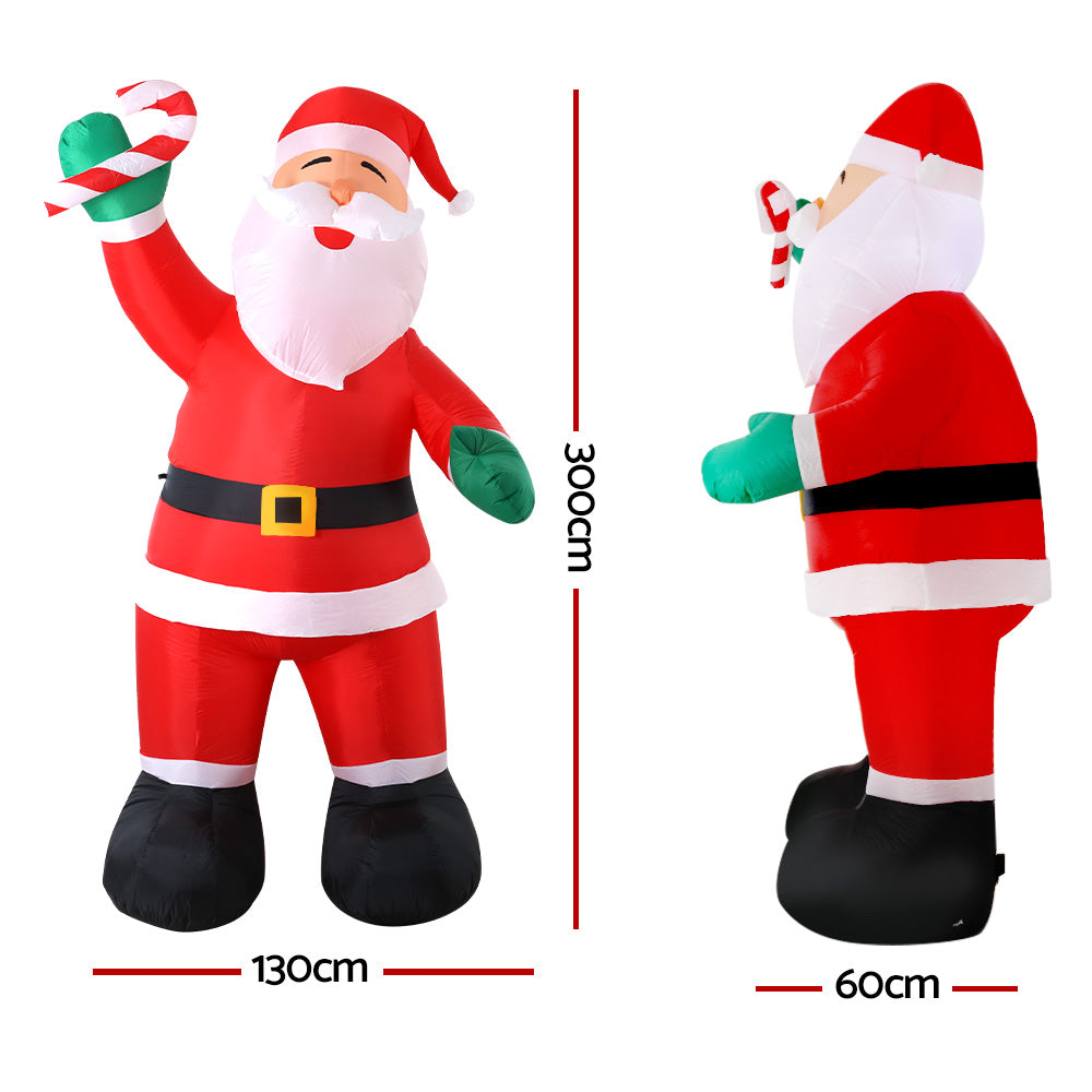 Dimensions - Xmas Inflatable Santa Decoration