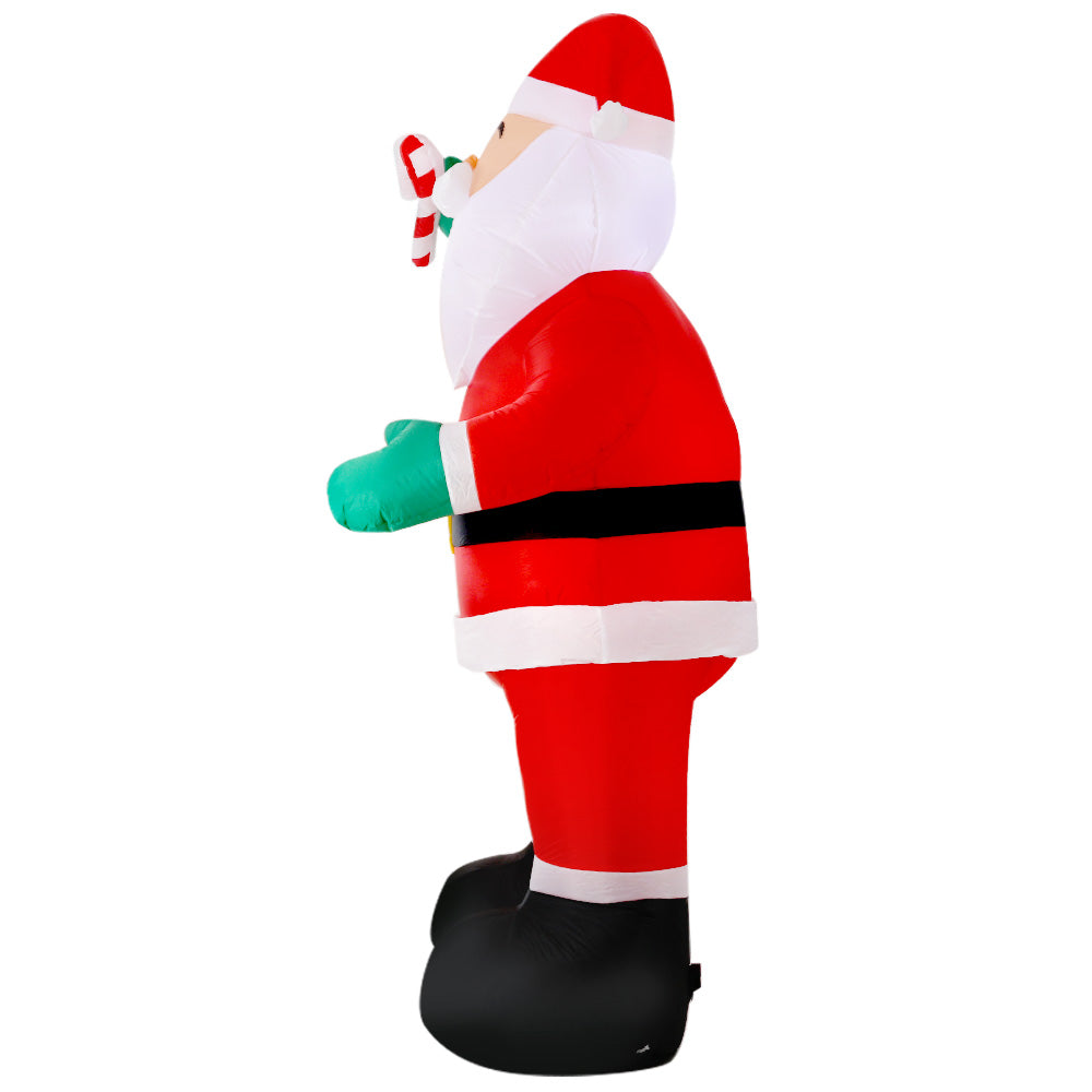 Side Angle - Xmas Inflatable Santa Decoration