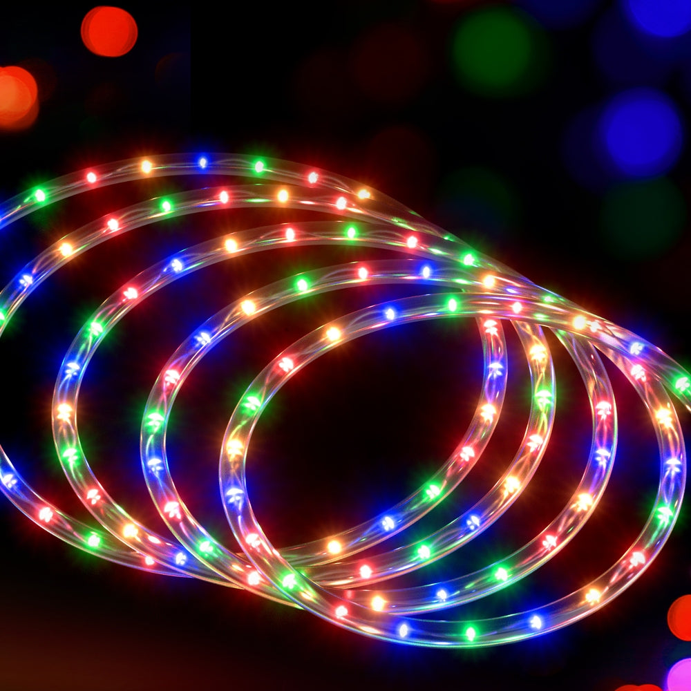 Christmas Lights String Rope Light Decoration 600 LED Colorful