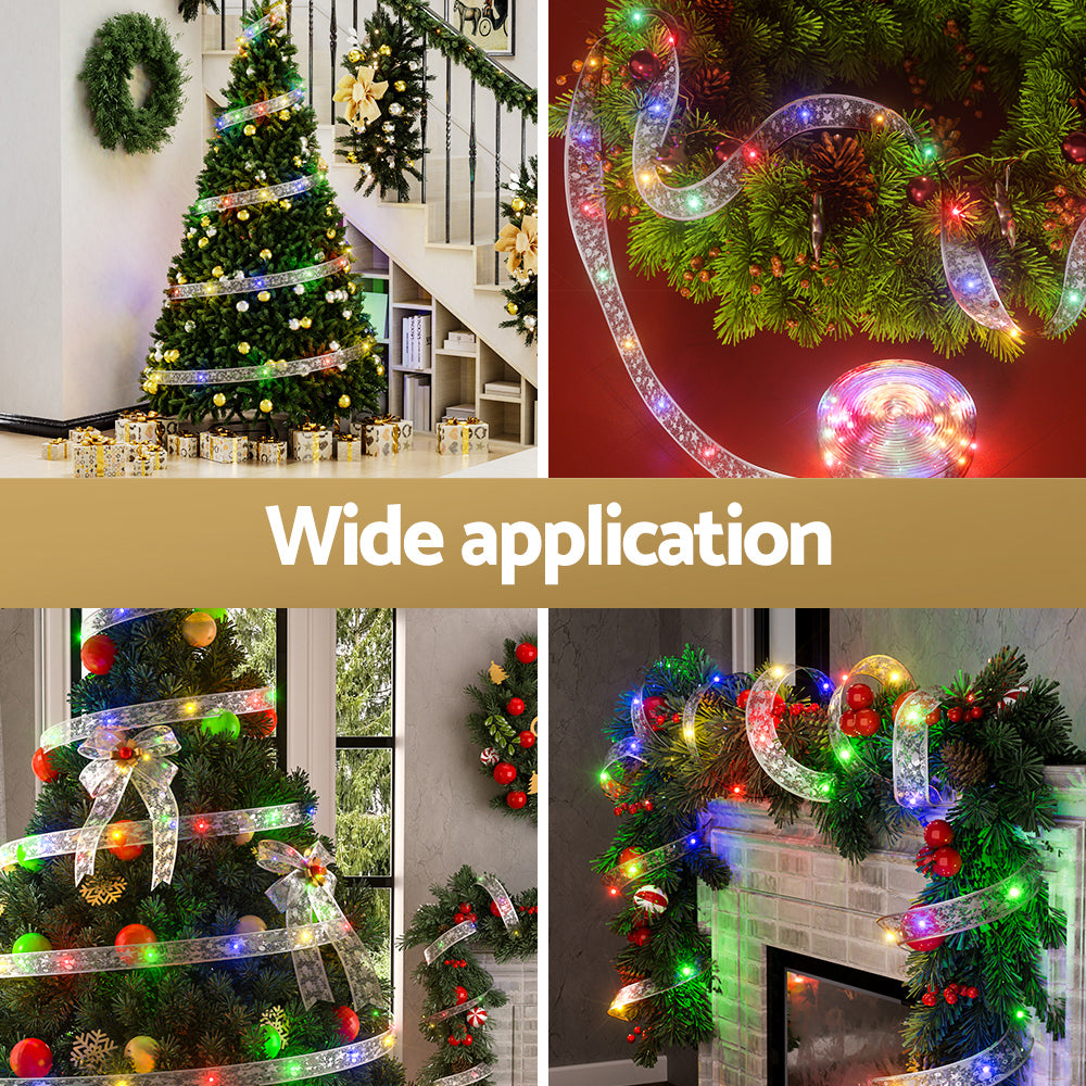 Christmas Ribbon Light - application