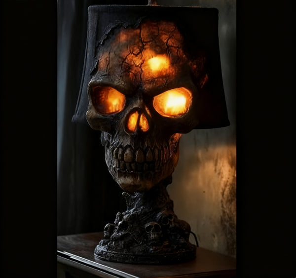 Halloween Skull Desk Lamp