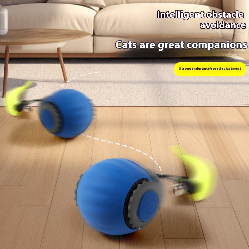 Cat Toy Ball - Blue