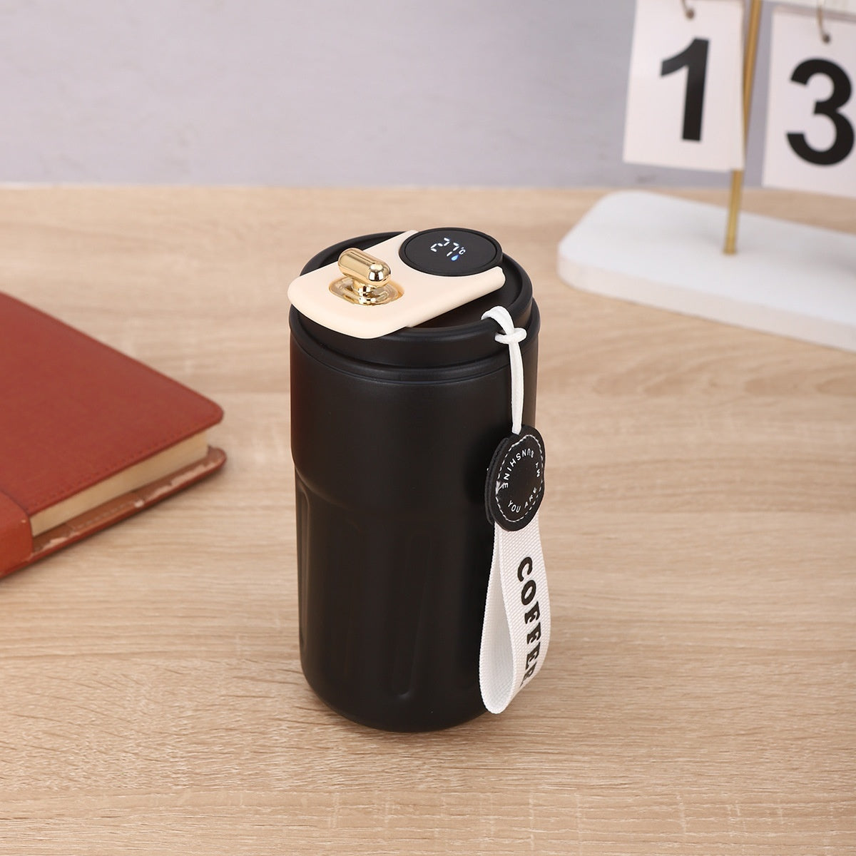 Digital Thermal Bottle - Black color