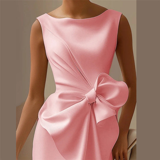Bowknot Sleeveless Dress